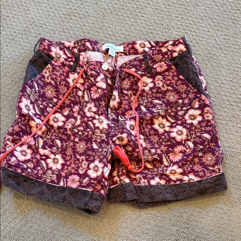 Sundance Purple Floral Women's Bermudas